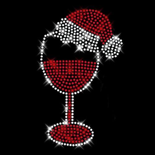 Glitzerdeals Bügelbilder Karneval Strass Weihnachten Weinglas rot mit Weihnachtsmütze Aufbügler für Textilien Weihnachten Bügelmotiv Weihnachtsmütze Strass Bügelbild Weihnachten Glitzerdeals Bügelbilder Karneval Strass Weihnachten Weinglas rot mit Weihnachtsmütze Aufbügler für Textilien Weihnachten Bügelmotiv Weihnachtsmütze Strass Bügelbild Weihnachten von Glitzerdeals