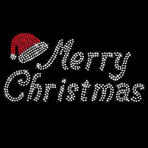 Glitzerdeals Bügelbilder Karneval Strass Weihnachtsmotiv Merry Christmas mit Weihnachtsmütze Aufbügler für Textilien Schneeflocken Bügelmotiv Wintermotiv Strass Bügelbild Weihnachten Glitzerdeals Bügelbilder Karneval Strass Weihnachtsmotiv Merry Christmas mit Weihnachtsmütze Aufbügler für Textilien Schneeflocken Bügelmotiv Wintermotiv Strass Bügelbild Weihnachten von Glitzerdeals