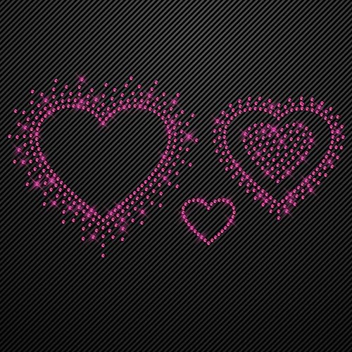 Glitzerdeals Bügelbilder aus Strass Herzen 3er Set pink Aufbügler für Textilien Karneval Kostüm Herz Strassmotiv hearts Aufbügler Glitzer Love Set Glitzerdeals Bügelbilder aus Strass Herzen 3er Set pink Aufbügler für Textilien Karneval Kostüm Herz Strassmotiv hearts Aufbügler Glitzer Love Set von Glitzerdeals