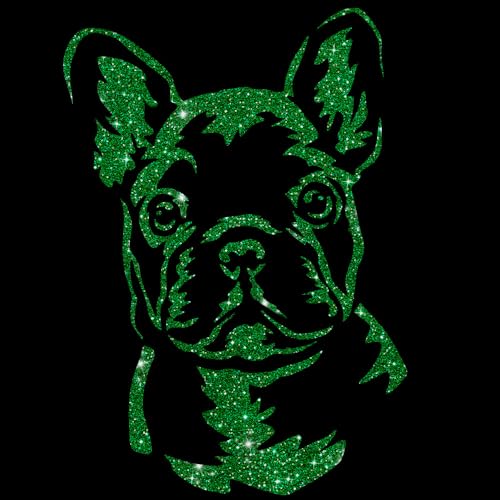 Glitzerdeals Bügelbilder Glitzer Französiche Bulldogge Frenchie grün Aufbügler Französiche Bulldogge Aufbügler für Textilien Karneval Kostüm Bügelflicken Frenchie Bling Glitzerdeals Bügelbilder Glitzer Französiche Bulldogge Frenchie grün Aufbügler Französiche Bulldogge Aufbügler für Textilien Karneval Kostüm Bügelflicken Frenchie Bling von Glitzerdeals
