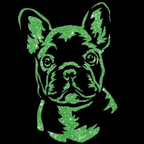 Glitzerdeals Bügelbilder Glitzer Französiche Bulldogge Frenchie hellgrün Aufbügler Französiche Bulldogge Aufbügler für Textilien Karneval Kostüm Bügelflicken Frenchie Bling Glitzerdeals Bügelbilder Glitzer Französiche Bulldogge Frenchie hellgrün Aufbügler Französiche Bulldogge Aufbügler für Textilien Karneval Kostüm Bügelflicken Frenchie Bling von Glitzerdeals