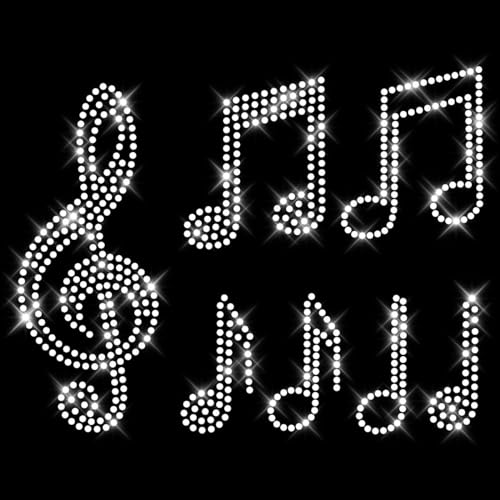 Glitzerdeals Bügelbilder Karneval Strass Notenschlüssel und Noten Set Aufbügler für Textilien Notenschlüssel Bügelmotiv Strasssteine Bügelbild Notenset Note Glitzerdeals Bügelbilder Karneval Strass Notenschlüssel und Noten Set Aufbügler für Textilien Notenschlüssel Bügelmotiv Strasssteine Bügelbild Notenset Note von Glitzerdeals