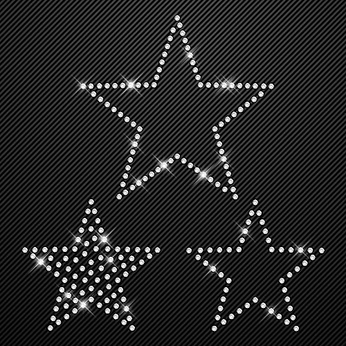 Glitzerdeals Bügelbilder Karneval 3 Sterne kristall Aufbügler für Textilien Strass Bügelbild Fasching Patch Strassmotiv Hot-fix iron-on-transfer Glitzerdeals Bügelbilder Karneval 3 Sterne kristall Aufbügler für Textilien Strass Bügelbild Fasching Patch Strassmotiv Hot-fix iron-on-transfer von Glitzerdeals