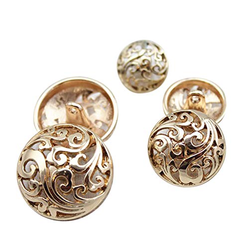 Glixoft 10 Stück 20 Mm Hohle Metallknöpfe, Vintage-anzüge, Knopf-Set, Kleidungsknöpfe Für Blazer, Anzüge, Mantel, Uniform, Knöpfe Als Ersatz Glixoft 10 Stück 20 Mm Hohle Metallknöpfe, Vintage-anzüge, Knopf-Set, Kleidungsknöpfe Für Blazer, Anzüge, Mantel, Uniform, Knöpfe Als Ersatz von Glixoft