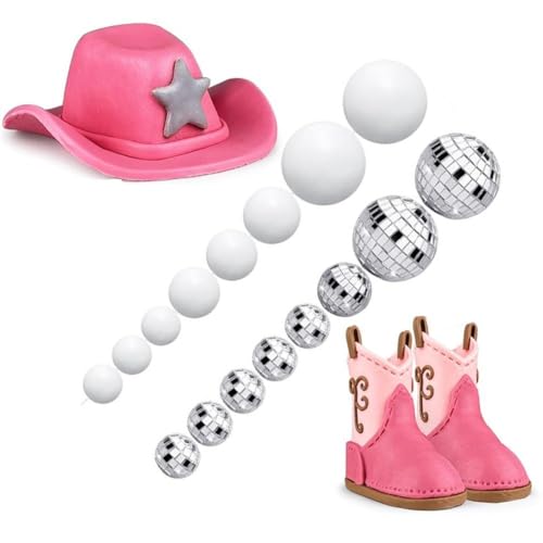 Glixoft Cowgirl-kuchendekoration Cowgirl-Topper, Weißen Kugeln, Bällen, Cowgirl-Hut, Für Western-themenparty-versorgung Glixoft Cowgirl-kuchendekoration Cowgirl-Topper, Weißen Kugeln, Bällen, Cowgirl-Hut, Für Western-themenparty-versorgung von Glixoft