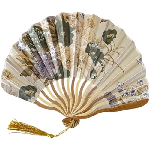 Glixoft Vintage-handfächer Quaste, Chinesischer Faltfächer, Seiden-handfächer Für Hochzeitsfeiern, Gastgeschenke, Aufführungen, Tanzen, Heimdekoration Glixoft Vintage-handfächer Quaste, Chinesischer Faltfächer, Seiden-handfächer Für Hochzeitsfeiern, Gastgeschenke, Aufführungen, Tanzen, Heimdekoration von Glixoft