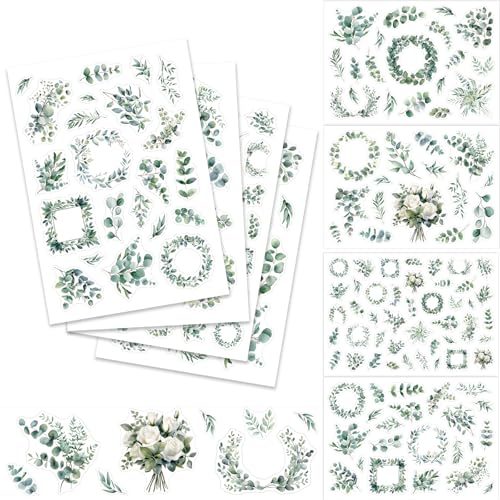 Kreative Rub-On Transferaufkleber 4 Bögen mit 99 Designs Wasserfeste Selbstklebende Sticker für Scrapbooking Alben Hochzeitsdeko Geschenkboxen und DIY Bastelprojekte Kreative Rub-On Transferaufkleber 4 Bögen mit 99 Designs Wasserfeste Selbstklebende Sticker für Scrapbooking Alben Hochzeitsdeko Geschenkboxen und DIY Bastelprojekte von Global-Daily