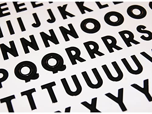 Global Gift 92 Aufkleber - Alphabet und Zahlen - Schwarz Global Gift 92 Aufkleber - Alphabet und Zahlen - Schwarz von Global Gift