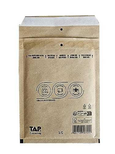 25 braune Luftpolsterumschläge Luftpolstertaschen Versandtaschen 3/C 170x225 mm 25 braune Luftpolsterumschläge Luftpolstertaschen Versandtaschen 3/C 170x225 mm von Global Pack