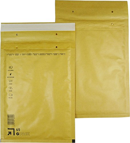 Braune Luftpolsterumschl?ge Luftpolstertaschen Versandtaschen 4/D 200x275 mm (200) von Global Pack