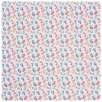 Baumwoll-Stoff "Zahlen" Baumwoll-Stoff "Zahlen" von Globaltex