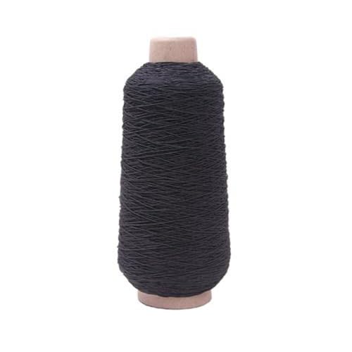 1 Rolle 0,5 mm x 600 m, schwarze elastische Kordel, elastisches Nähgarn, Polyester, dehnbares Garn zum Nähen, Perlensticken von Globellapro