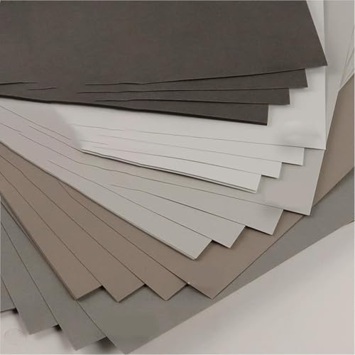 20 x graues A4-Kartonpapier, 230 g dicker, farbiger Karton für selbstgemachte Karten von Globellapro
