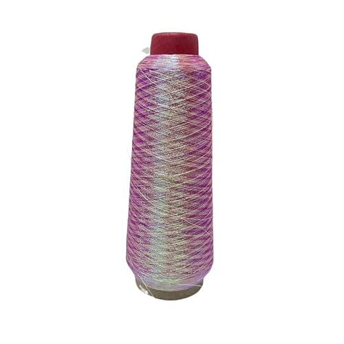 2200 m Metallic-Glitzer-Polyester-Nähgarn, schillerndes Stickgarn für Nähmaschine, Kreuzstich, 4325 2200 m Metallic-Glitzer-Polyester-Nähgarn, schillerndes Stickgarn für Nähmaschine, Kreuzstich, 4325 von Globellapro