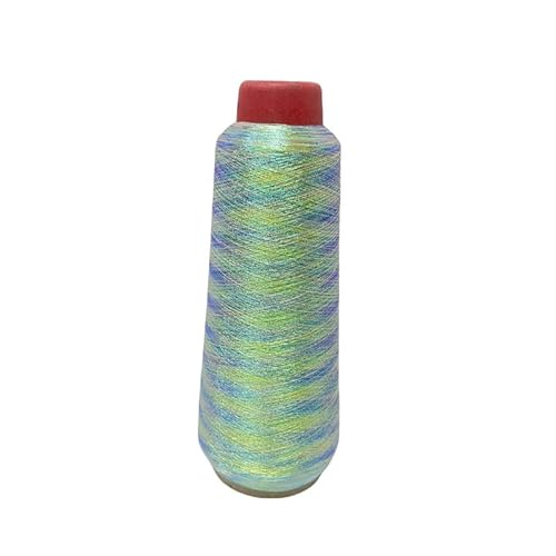 2200 m Metallic-Glitzer-Polyester-Nähgarn – schillerndes Stickgarn für Nähmaschine, Kreuzstich, MO24 2200 m Metallic-Glitzer-Polyester-Nähgarn – schillerndes Stickgarn für Nähmaschine, Kreuzstich, MO24 von Globellapro