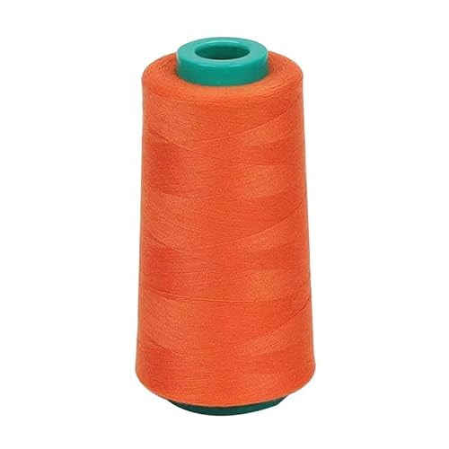 2744 m Polyester-Nähgarn, orangefarbenes Garn für Stickerei/alle Nähzwecke, Hand und Maschine 2744 m Polyester-Nähgarn, orangefarbenes Garn für Stickerei/alle Nähzwecke, Hand und Maschine von Globellapro