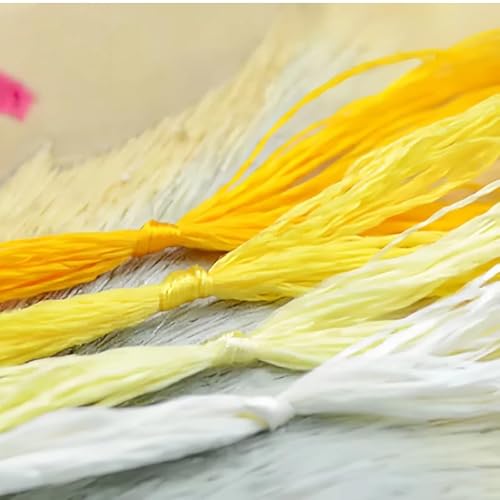 4 x gelbe Stickgarne aus Seide, 20 m, Maulbeerseide, zum Nähen, Knüpfen und Basteln 4 x gelbe Stickgarne aus Seide, 20 m, Maulbeerseide, zum Nähen, Knüpfen und Basteln von Globellapro