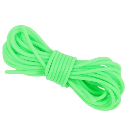 5 m hohles Rohr-Gummischlauch, 3 mm, hellgrün, Armband-Gummikordel Silikonseil für Halsketten/Bastelarbeiten 5 m hohles Rohr-Gummischlauch, 3 mm, hellgrün, Armband-Gummikordel Silikonseil für Halsketten/Bastelarbeiten von Globellapro