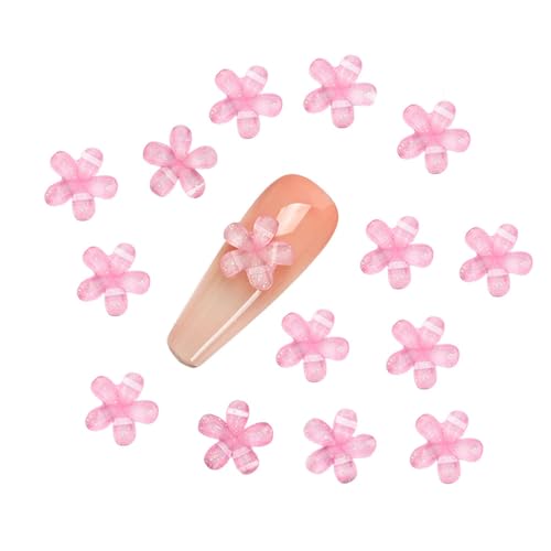 50 Stück 3D-Blumen-Nagelkunst-Anhänger, Kunstharz, Blume, Nagel-Strasssteine, Dekorationen, 10 x 10 mm, Rosa 50 Stück 3D-Blumen-Nagelkunst-Anhänger, Kunstharz, Blume, Nagel-Strasssteine, Dekorationen, 10 x 10 mm, Rosa von Globellapro