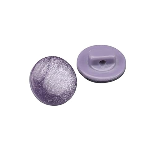50 Stück Perlglanz-Nähknöpfe aus Kunstharz, 11 mm, rund, dekorative Knöpfe für Kleidung von Globellapro