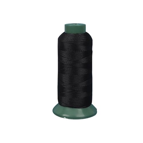 914 m starkes, gebundenes Nylonfaden, 0,5 mm breit, schwarzes Nylon-Nähgarn zum Nähen, Taschen, Leinwand, Rindsleder 914 m starkes, gebundenes Nylonfaden, 0,5 mm breit, schwarzes Nylon-Nähgarn zum Nähen, Taschen, Leinwand, Rindsleder von Globellapro