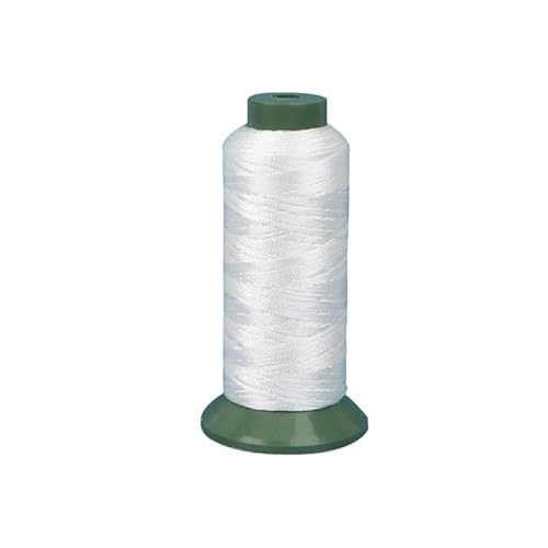 914 m starkes, gebundenes Nylonfaden, 0,5 mm breit, weißes Nylon-Nähgarn zum Nähen, Taschen, Leinwand, Rindsleder 914 m starkes, gebundenes Nylonfaden, 0,5 mm breit, weißes Nylon-Nähgarn zum Nähen, Taschen, Leinwand, Rindsleder von Globellapro