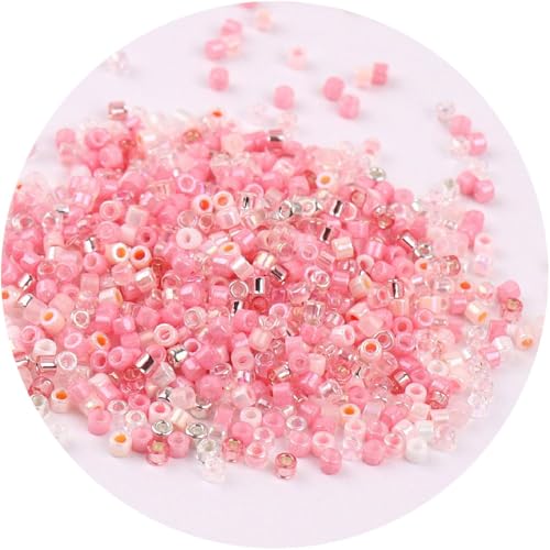 Glasperlen in verschiedenen Farben, 2 mm, lose Glasperlen für Bastelarbeiten, Perlen, Rosa, 1 Packung mit 720 Stück Glasperlen in verschiedenen Farben, 2 mm, lose Glasperlen für Bastelarbeiten, Perlen, Rosa, 1 Packung mit 720 Stück von Globellapro