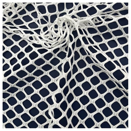 Globellapro 160 cm x 1 m, weißer Netzstoff, Polyester-Netzstoff, leicht dehnbares Netzgewebe zum Nähen von Globellapro