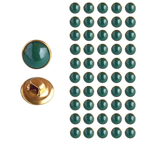 Knöpfe aus Kunstperlen, zum Einnähen, 10 mm, Tintengrün, Halbperlen-Knöpfe mit Schaft, dekorative Knöpfe für Kleidung, 50 Stück Knöpfe aus Kunstperlen, zum Einnähen, 10 mm, Tintengrün, Halbperlen-Knöpfe mit Schaft, dekorative Knöpfe für Kleidung, 50 Stück von Globellapro