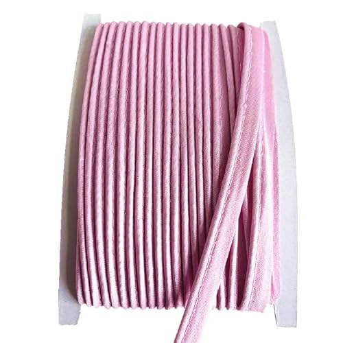 Paspelband aus Polyester, 18 m, Rosa, 1,2 cm breit, Schrägband zum Nähen, Stoffkantenbesatz Paspelband aus Polyester, 18 m, Rosa, 1,2 cm breit, Schrägband zum Nähen, Stoffkantenbesatz von Globellapro