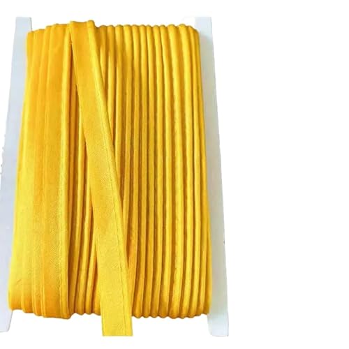 Paspelband aus Polyester, 18 m, gelb, 1,2 cm breit, Schrägband zum Nähen von Stoffkanten Paspelband aus Polyester, 18 m, gelb, 1,2 cm breit, Schrägband zum Nähen von Stoffkanten von Globellapro