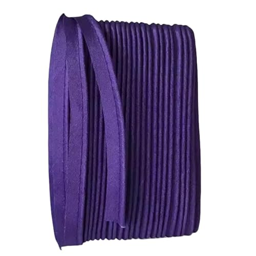 Paspelband aus Polyester, 18 m, violett, 1,2 cm breit, zum Nähen, Stoffkantenbesatz von Globellapro