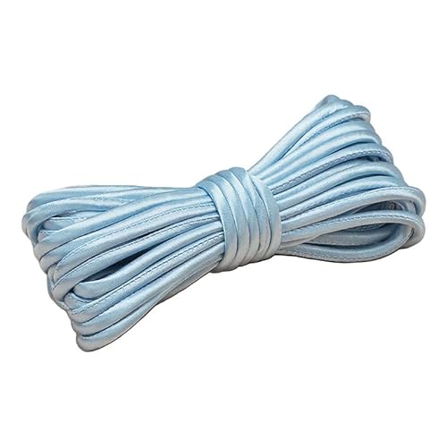 Satin-Stretchkordel zum Nähen, Weben, Schneidern, 5 m, Hellblau, 5 mm breit Satin-Stretchkordel zum Nähen, Weben, Schneidern, 5 m, Hellblau, 5 mm breit von Globellapro