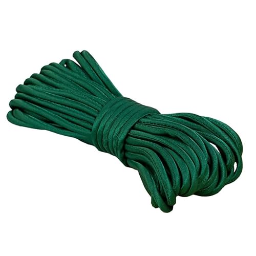 Satin-Stretchkordel zum Nähen, Weben, Schneidern, 5 mm breit, Tintengrün, 5 m von Globellapro