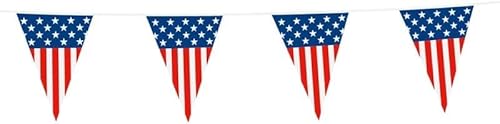 Globos USA Wimpelkette 10m Amerika Globos USA Wimpelkette 10m Amerika von Globos