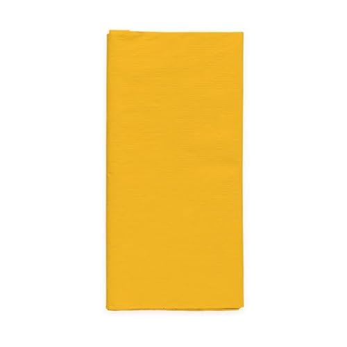 Papier Tischdecke gelb 120 x 180 cm Einwegtischdecke von Globos