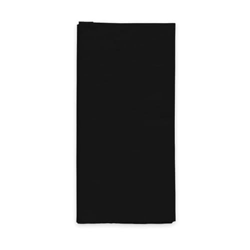 Papier Tischdecke schwarz 120 x 180 cm Einwegtischdecke von Globos