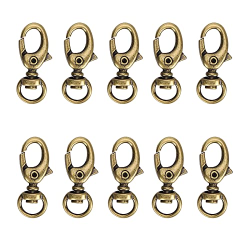 Glomora 10pcs Hummerverschluss, grüne Patina Zinklegierung rotierender Hakenschnalle Gepäckschmuckzubehör für DIY -Schmuckschlüsselkäse -Gepäckzubehör Glomora 10pcs Hummerverschluss, grüne Patina Zinklegierung rotierender Hakenschnalle Gepäckschmuckzubehör für DIY -Schmuckschlüsselkäse -Gepäckzubehör von Glomora