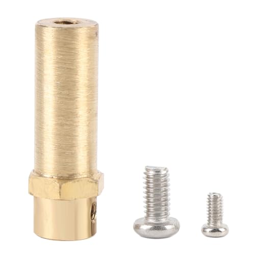Glomora 3mm Shaft Coupling,with Screws Brass Secure Connection Motor Shaft Coupling Joint Connector for Stainless Steel Universal Wheel Glomora 3mm Shaft Coupling,with Screws Brass Secure Connection Motor Shaft Coupling Joint Connector for Stainless Steel Universal Wheel von Glomora