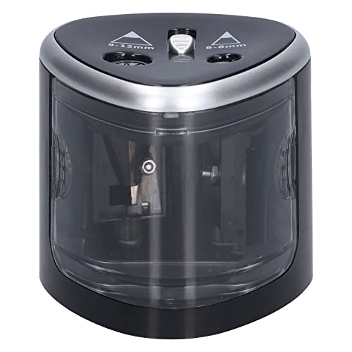 Glomora Electric Bleistift Spitzer, automatische Stopp Premium Plastik hoher Haltbarkeit Elektrischer Spitzer für Home Office School Klassenzimmer Erwachsene Kinder Kinder von Glomora