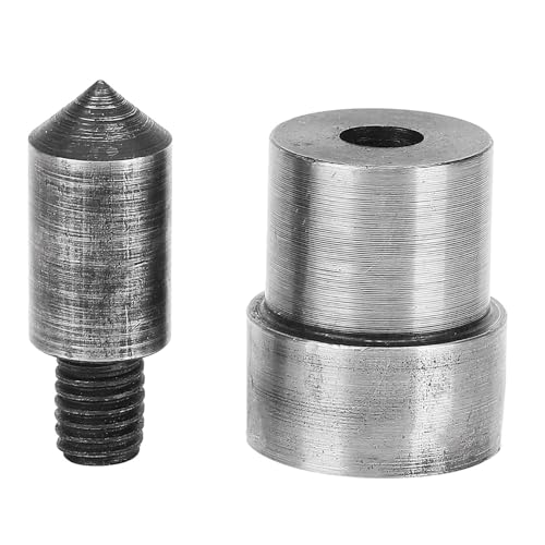 Glomora Stahl-Stanzform, Hohllocher, Gürtelstanzwerkzeug für handgefertigtes DIY-Lederhandwerk, Lederlocher, 2 Stück, 1,5–16 mm, 45# (3.0 mm) von Glomora