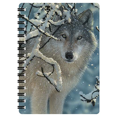 3D LiveLife Jotter - Gebrochene Stille von Deluxebase. Linsenförmiges 3D Wolf A6 Spiralblock. Ein liniertes Notizbuch mit Kunstwerken, die vom renommierten Künstler Collin Bogle lizenziert wurden 3D LiveLife Jotter - Gebrochene Stille von Deluxebase. Linsenförmiges 3D Wolf A6 Spiralblock. Ein liniertes Notizbuch mit Kunstwerken, die vom renommierten Künstler Collin Bogle lizenziert wurden von Deluxebase