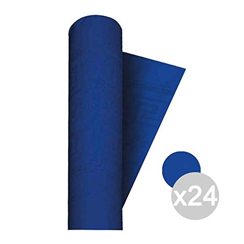 Glooke Selected Tischdecke, gestreift, 7 Farben, Blau, H 120 Papierzubehör, für die Küche und das Tisch, Mehrfarbig, 24 Stück von Glooke Selected