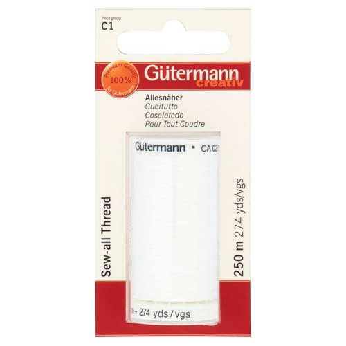 Gütermann Allesnäher 250 m 0800 weiß 250 m Gütermann Allesnäher 250 m 0800 weiß 250 m von Glooke Selected