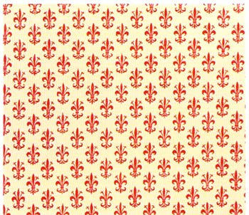 Rex Sadoch Rex 58 waschbare Papierrolle – Rote Lilie (1 Stück) von Glooke Selected