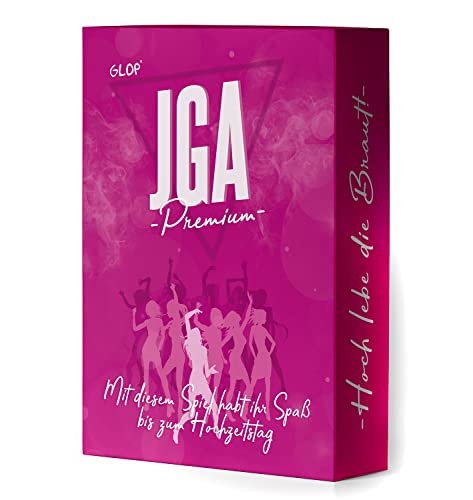 Glop JGA Premium - JGA Spiele Frauen - Das Perfekte Spiel für Junggesellinnenabschied - Junggesellenabschied Frauen - Bride to Be - Team Bride - JGA Frauen - JGA Spiele Frauen - JGA Spiel von Glop