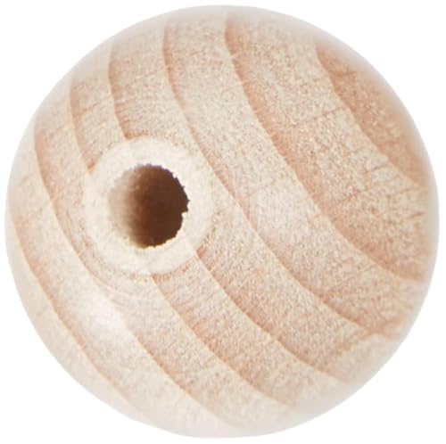 GLOREX Rohholzkugel 250St, Holz, Natur, 26 x 17 x 3 cm von Glorex