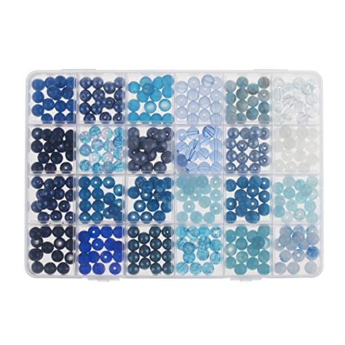 GLOREX 6 1630 342 - Glasperlen Schmuckset, in Aufbewahrungsbox, blau sortiert, ideal geeignet für die Gestaltung von Schmuck, Armbändern, Halsketten, Accessoires oder als Dekoration GLOREX 6 1630 342 - Glasperlen Schmuckset, in Aufbewahrungsbox, blau sortiert, ideal geeignet für die Gestaltung von Schmuck, Armbändern, Halsketten, Accessoires oder als Dekoration von GLOREX
