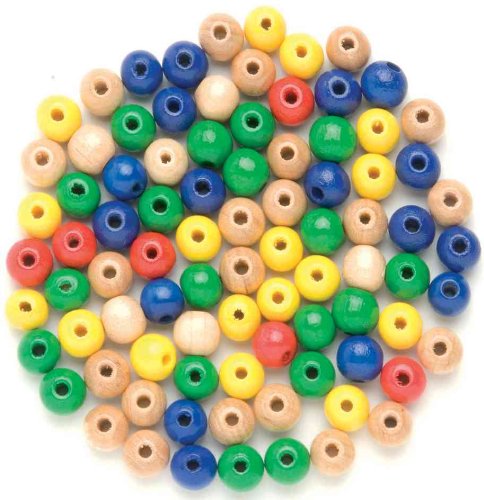 GLOREX Holzperle 155St Bunt-Mix, Holz, Mehrfarbig, 11 x 8.5 x 0.5 cm GLOREX Holzperle 155St Bunt-Mix, Holz, Mehrfarbig, 11 x 8.5 x 0.5 cm von GLOREX