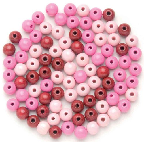 GLOREX Holzperle 155St Mix, Holz, Rosa, 10 x 8.5 x 0.5 cm GLOREX Holzperle 155St Mix, Holz, Rosa, 10 x 8.5 x 0.5 cm von GLOREX